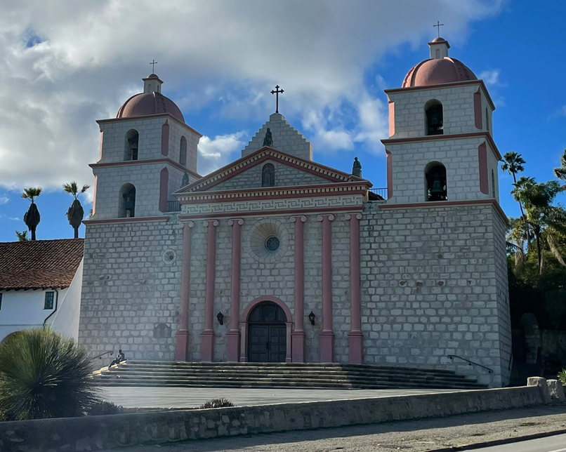 Santa Barbara Mission by Cynthia Kennedy